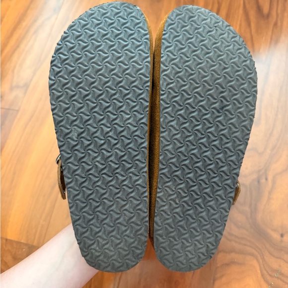 Brown suede clogs with silver studs size 8-8.5 - Picture 6 of 7